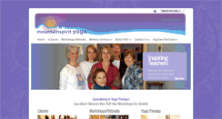 Desktop Screenshot of mountainspirityoga.com